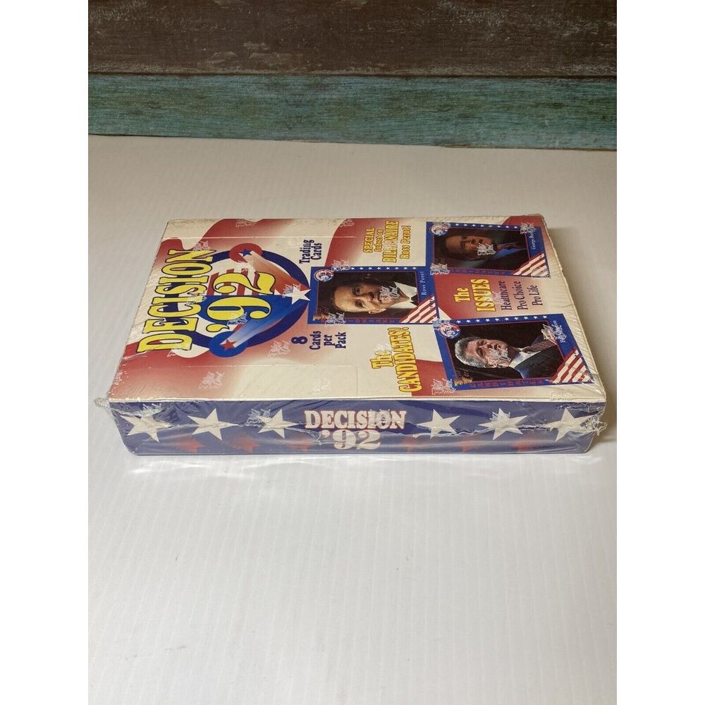 1992 Decision '92 Trading Card Box 36 Packs Sealed Bill Clinton George Bush NOS - Picture 2 of 7